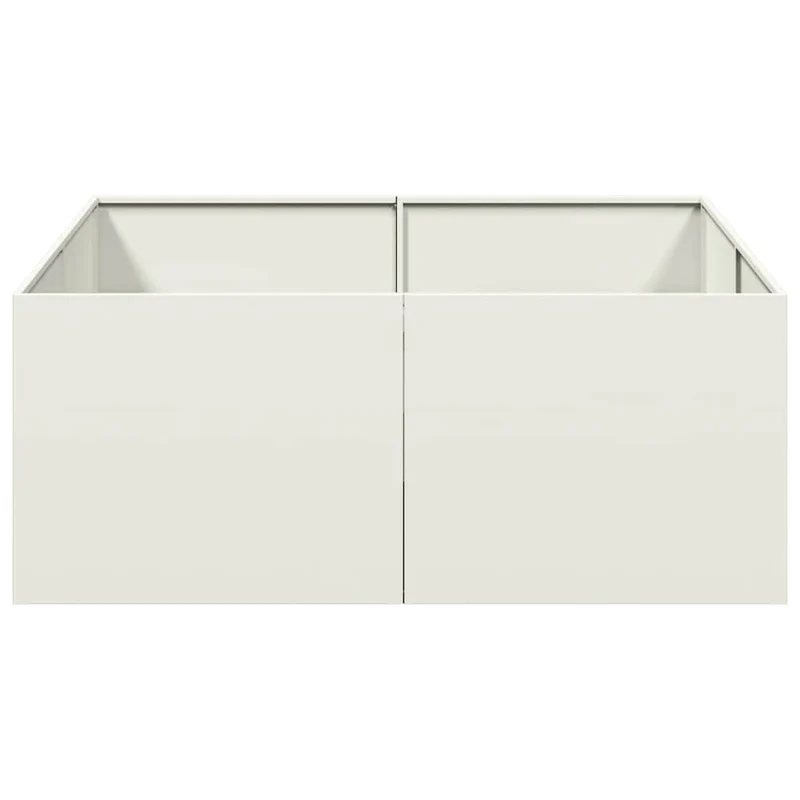 Jardinera Acero Blanco 100x100x40 Cm