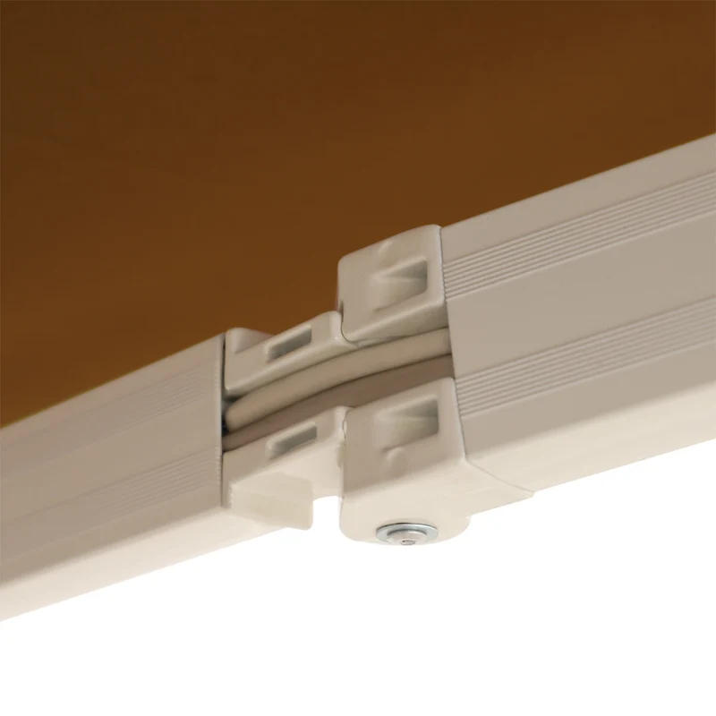 Outsunny Toldo Manual Retráctil Plegable Con Manivela Exterior 295x245 Cm Café