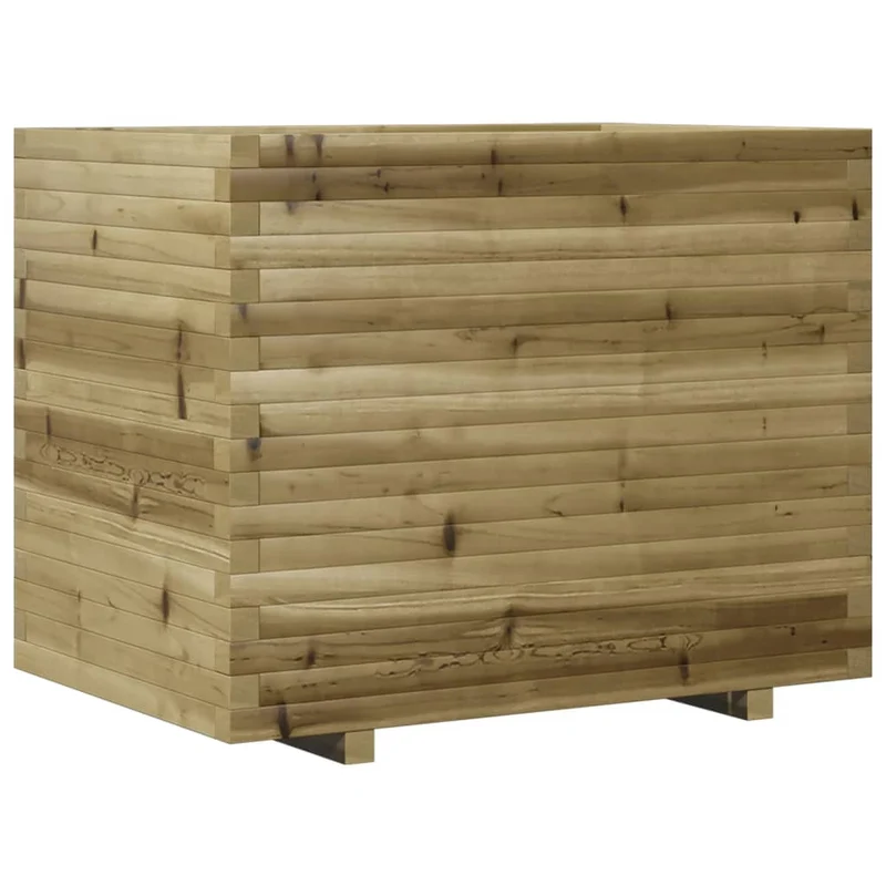 Jardinera Madera De Pino Impregnada 90x60x72,5 Cm