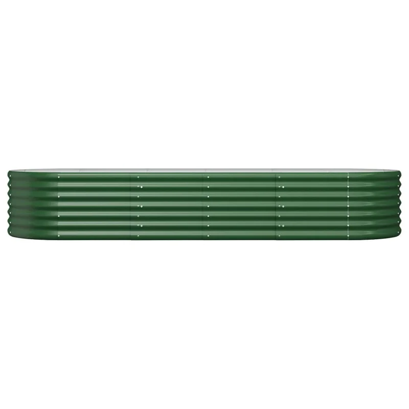 Jardinera Arriate Acero Galvanizado Verde 224x80x36 Cm
