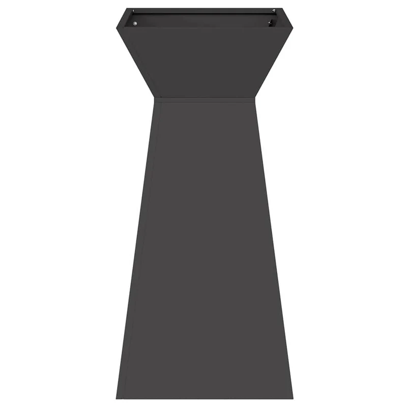 Maceta Pilar 2 Uds. Negro 35 X 35 X 73 Cm