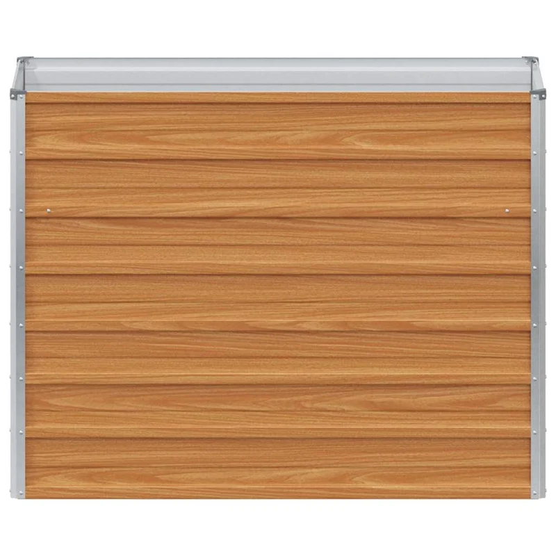 Arriate Elevado Marrón Claro 100 X 40 X 77 Cm Acero Galvanizado