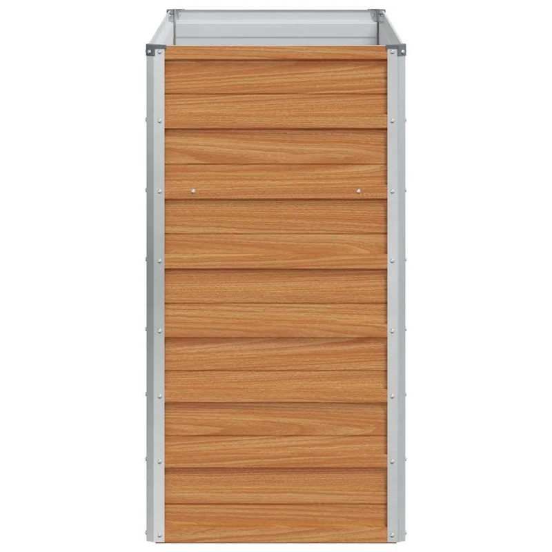 Arriate Elevado Marrón Claro 100 X 40 X 77 Cm Acero Galvanizado