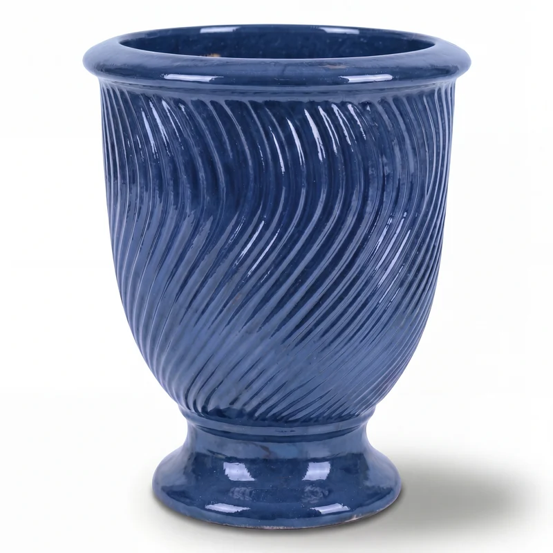 Pot MORGANE 42x52cm bleu azur