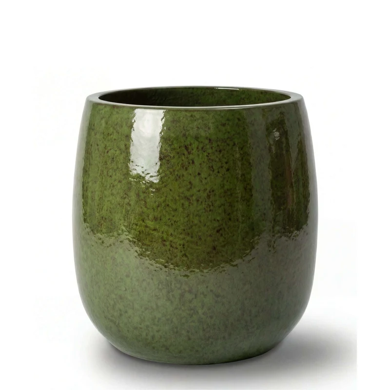 Pot SOCRATE32x33cm vert tropical