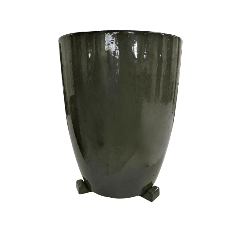 Pied de pot 6cm vert crème