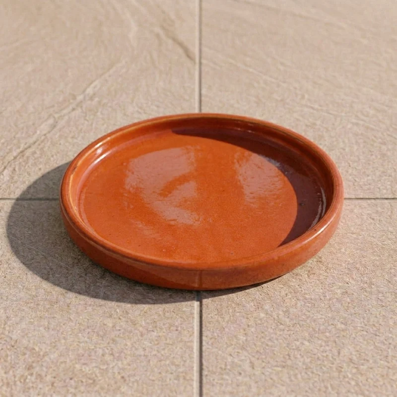Soucoupe ronde 20cm aurore