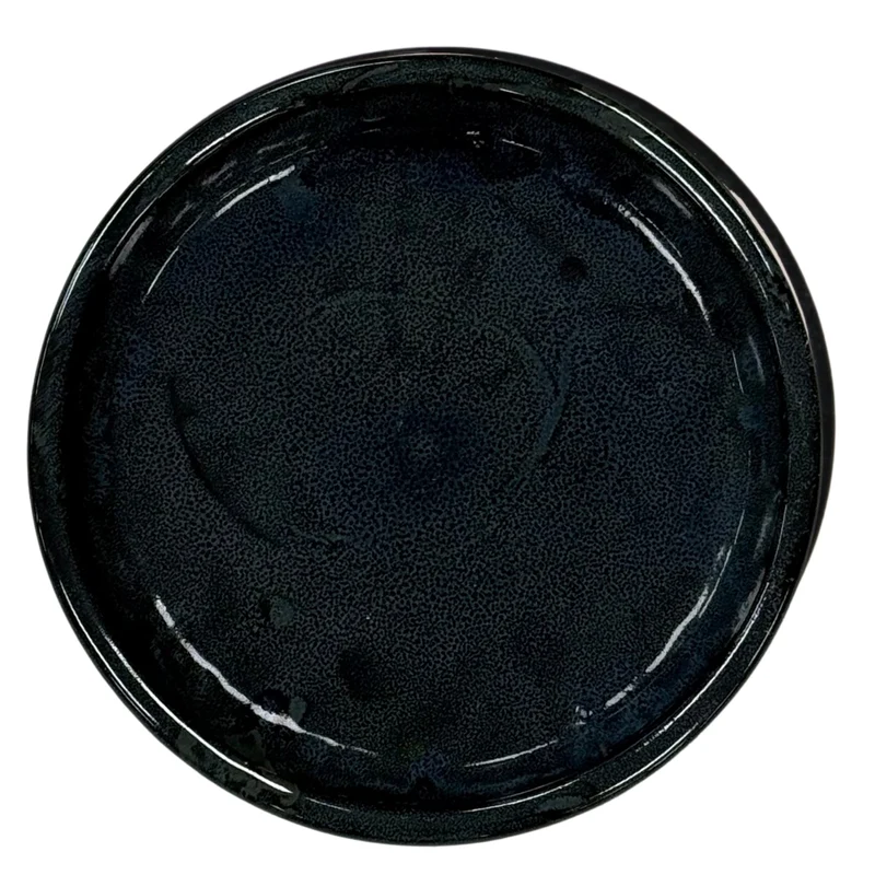 Soucoupe ronde 28cm saphir