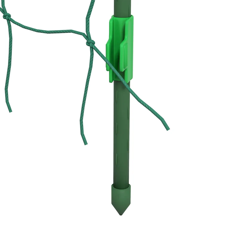 Outsunny Enrejado De Pepino 206 Cm Para Plantas Trepadoras Al Aire Libre Verde
