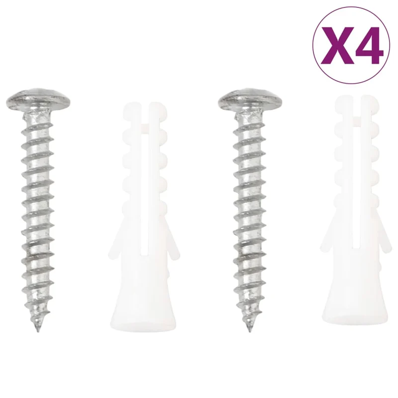 Soportes Para Cestas Colgantes Con Maceteros 4 Uds Acero Negro