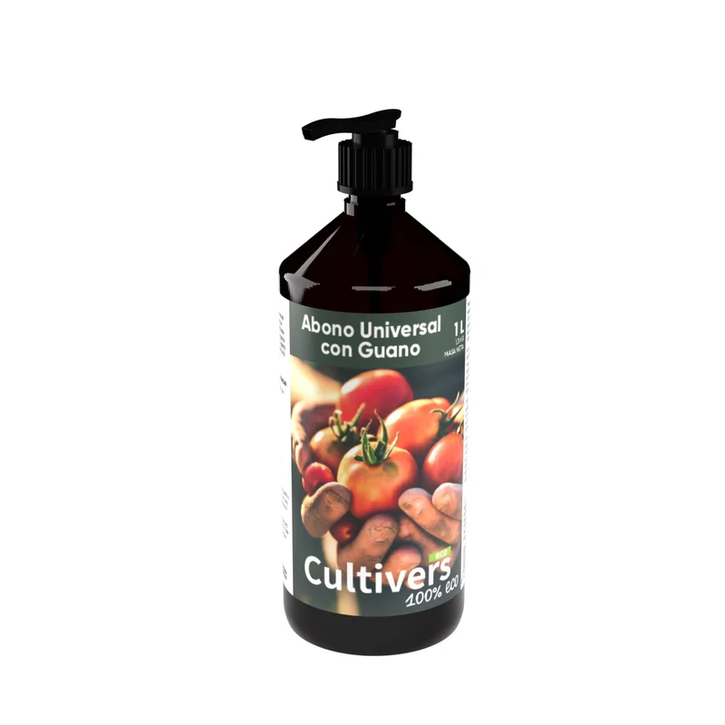 Abono Universal Con Guano Líquido Cultivers 1 L