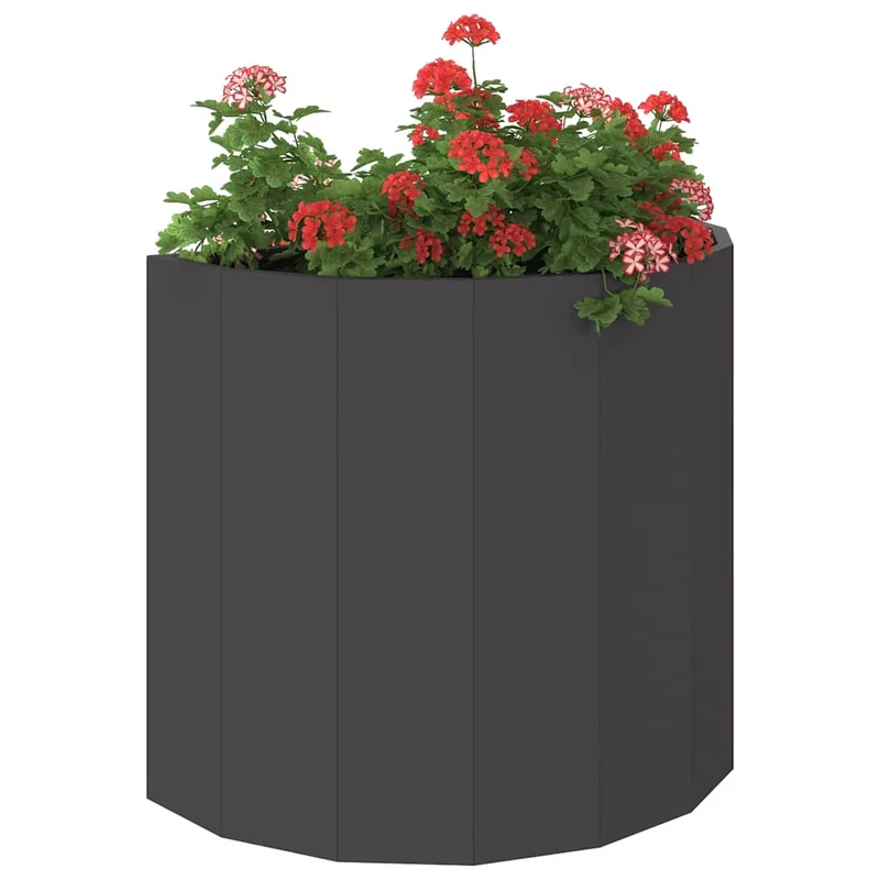 Jardinera Negro 60 X 30 X 50 Cm Acero