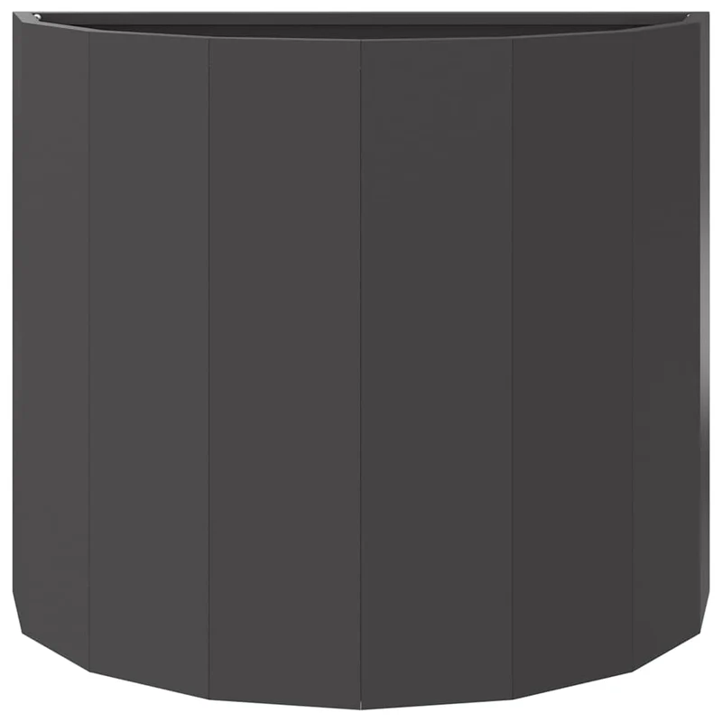Jardinera Negro 60 X 30 X 50 Cm Acero
