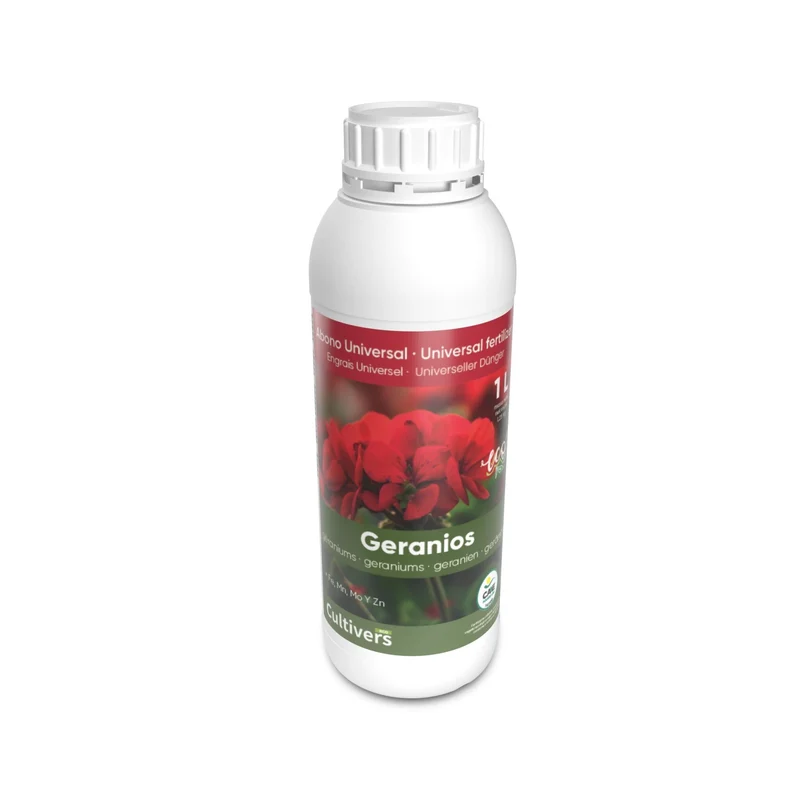 Abono Geranios Líquido Ecológico Cultivers 2x1l