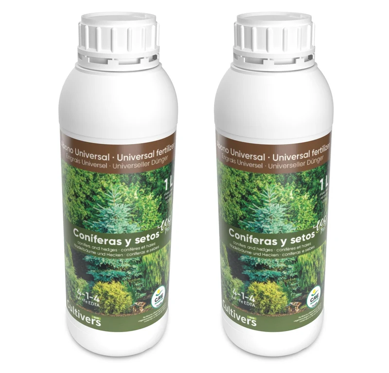 Abono Coníferas Líquido Ecológico Cultivers 2x1l