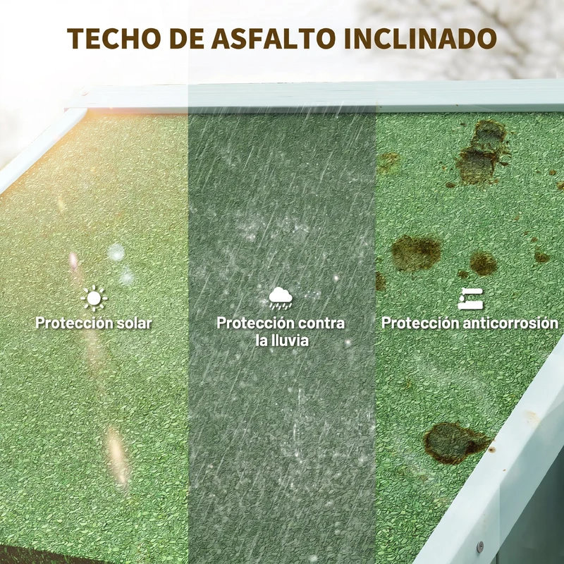 Outsunny Armario De Jardín De Madera Con Estantes 77x54,2x179 Cm Azul Y Verde