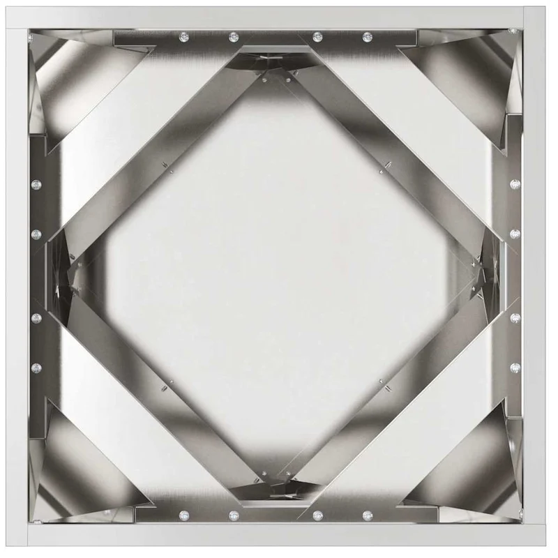 Jardinera Plateado 40 X 40 X 40 Cm Acero Inoxidable