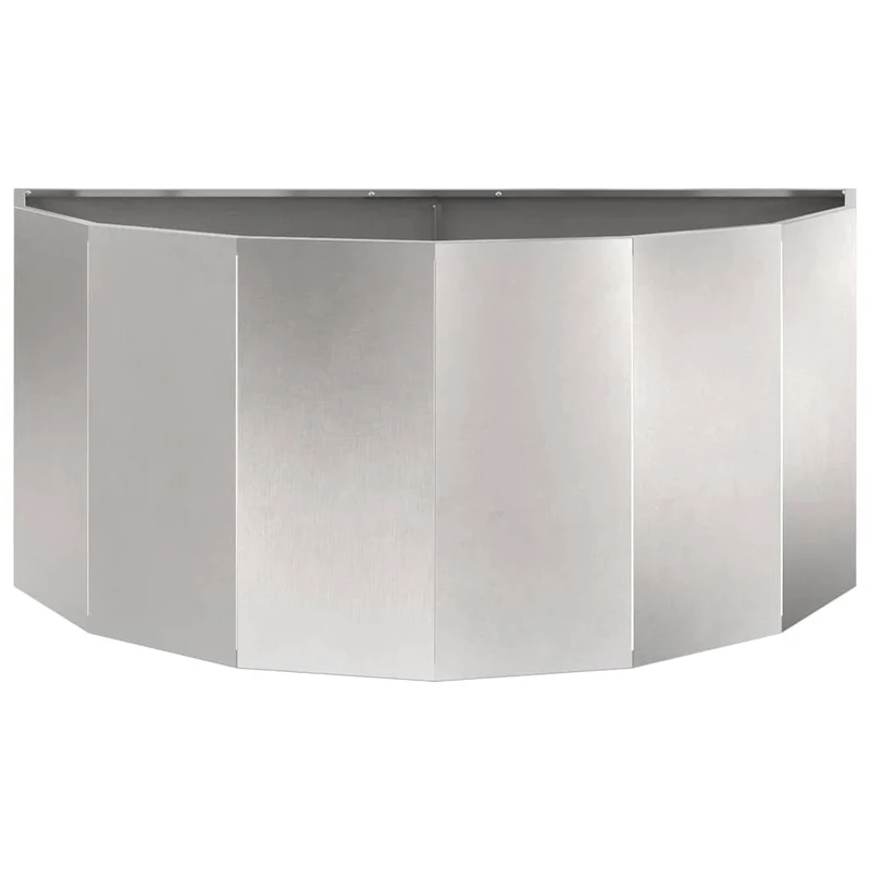 Jardinera Plateado 120 X 60 X 50 Cm Acero Inoxidable