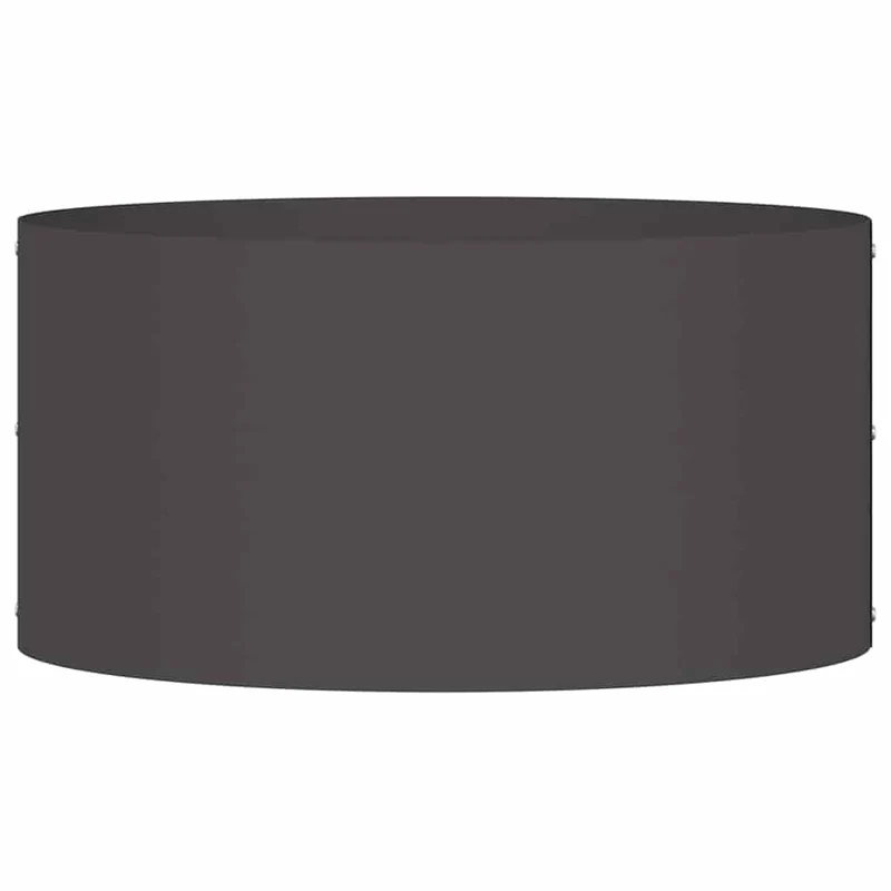 Anillo Para Maceta Negro 40 X 40 X 20 Cm Acero Laminado En Frío