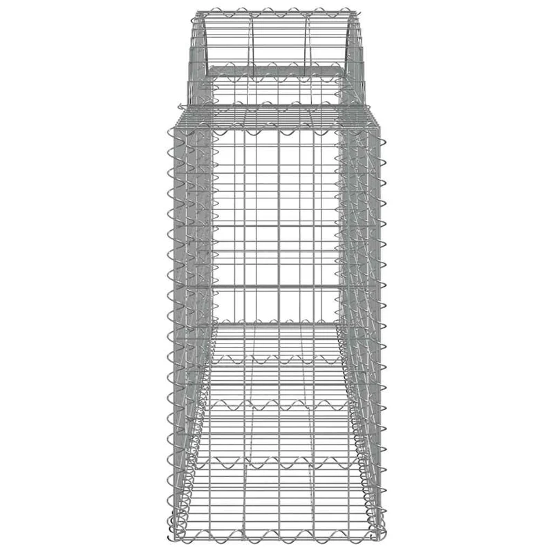 Cestas De Gaviones 20 Uds Forma De Arco Hierro 200x50x80/100 Cm