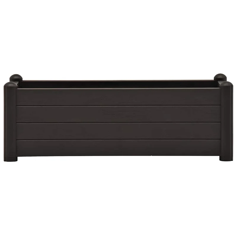 Arriate Elevado De Jardín Pp Gris Antracita 100x43x35 Cm
