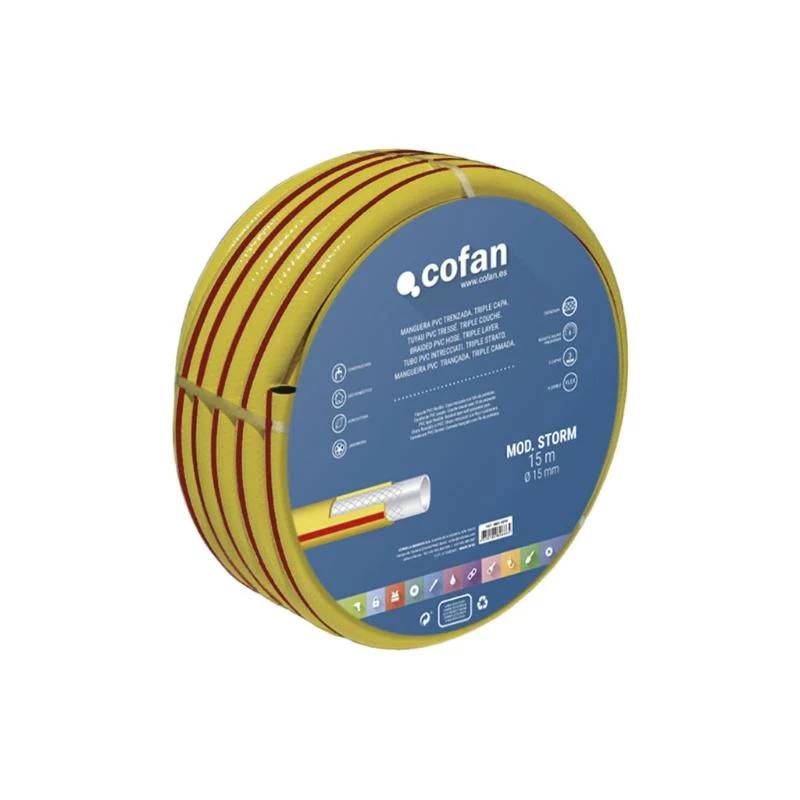 Manguera Pvc Modelo Storm 3c Trenzada Ø25x25 M
