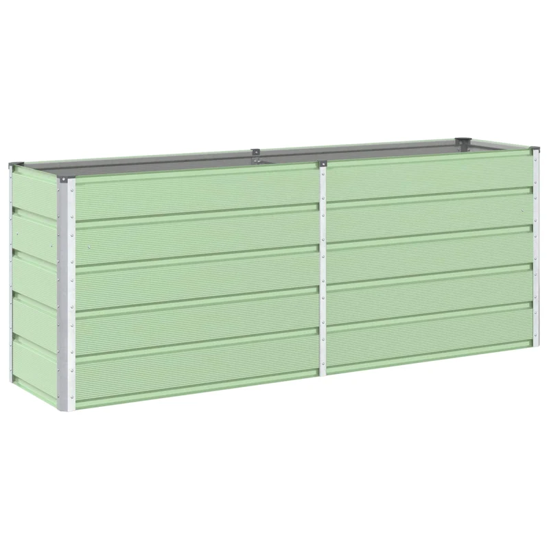 Jardinera Verde Pastel 195 X 50 X 77 Cm Acero Galvanizado