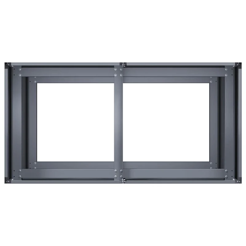 Jardinera De Acero Laminado En Frío Antracita 80x40x80 Cm