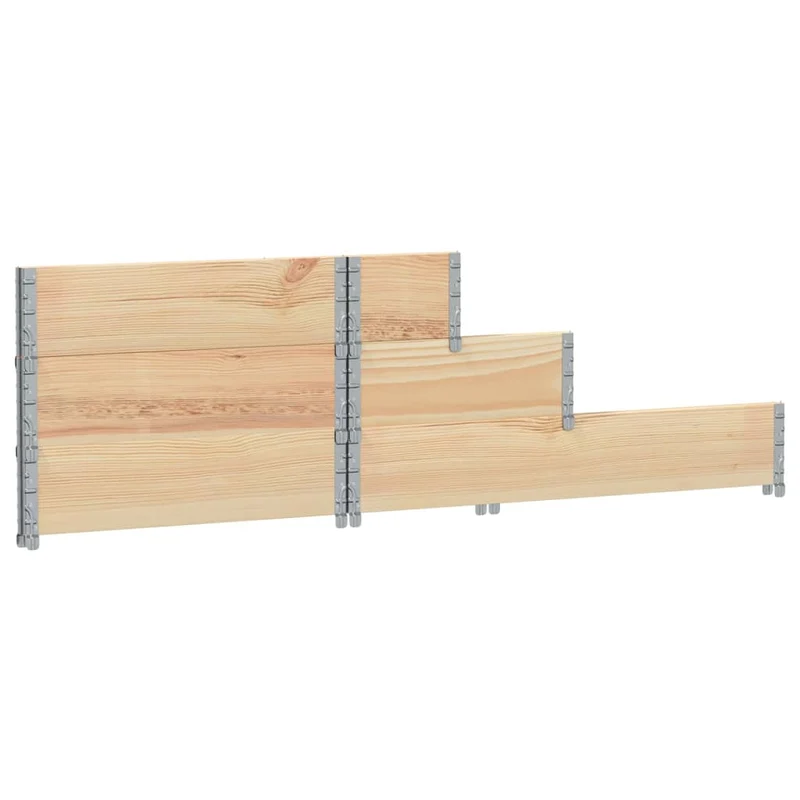 Arriate Elevado De 3 Niveles Madera Maciza De Pino 120x80 Cm