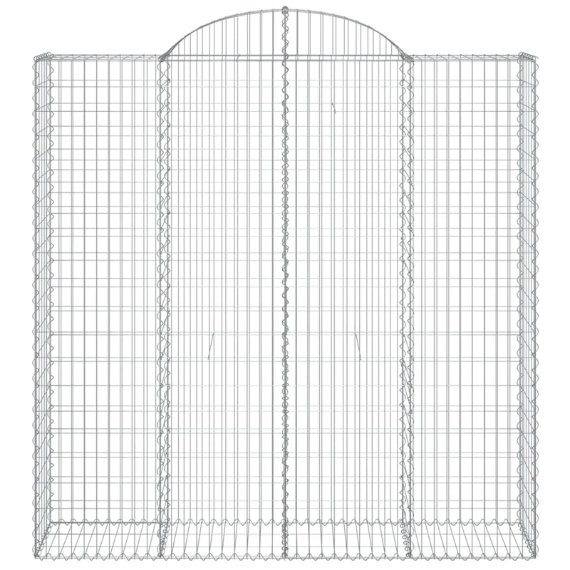 Cestas De Gaviones 11 Uds Forma De Arco Hierro 200x50x200/220cm