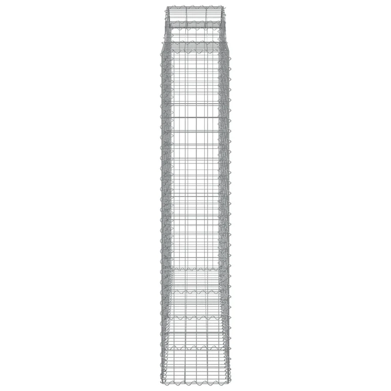 Cestas De Gaviones 11 Uds Forma De Arco Hierro 200x50x200/220cm