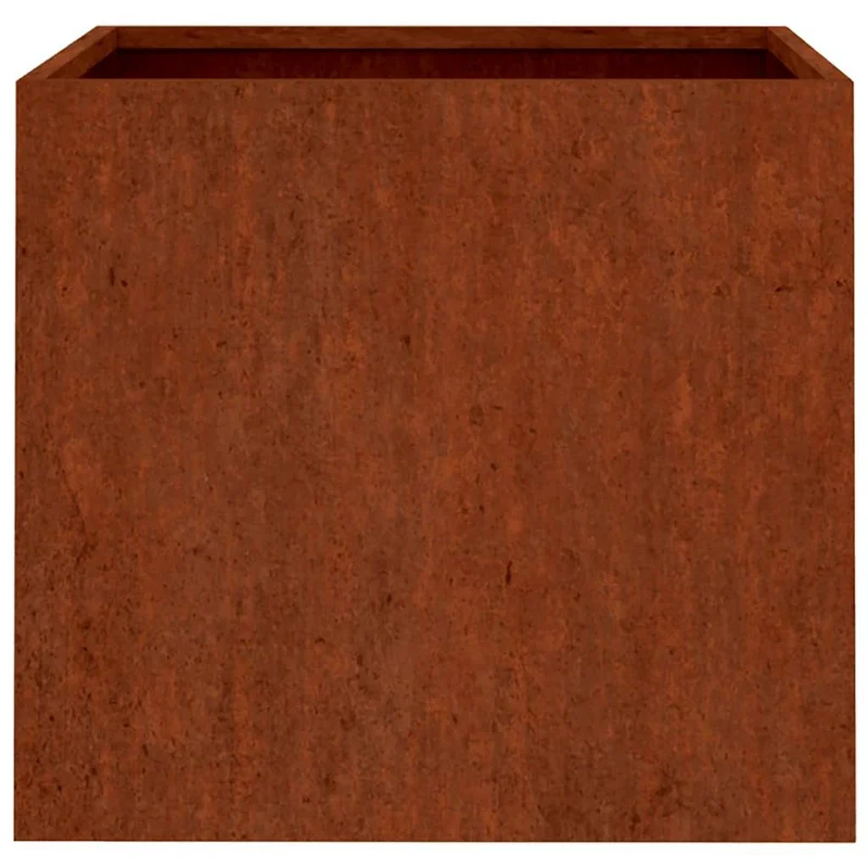 Jardineras 2 Unidades Acero Corten 42x40x39 Cm
