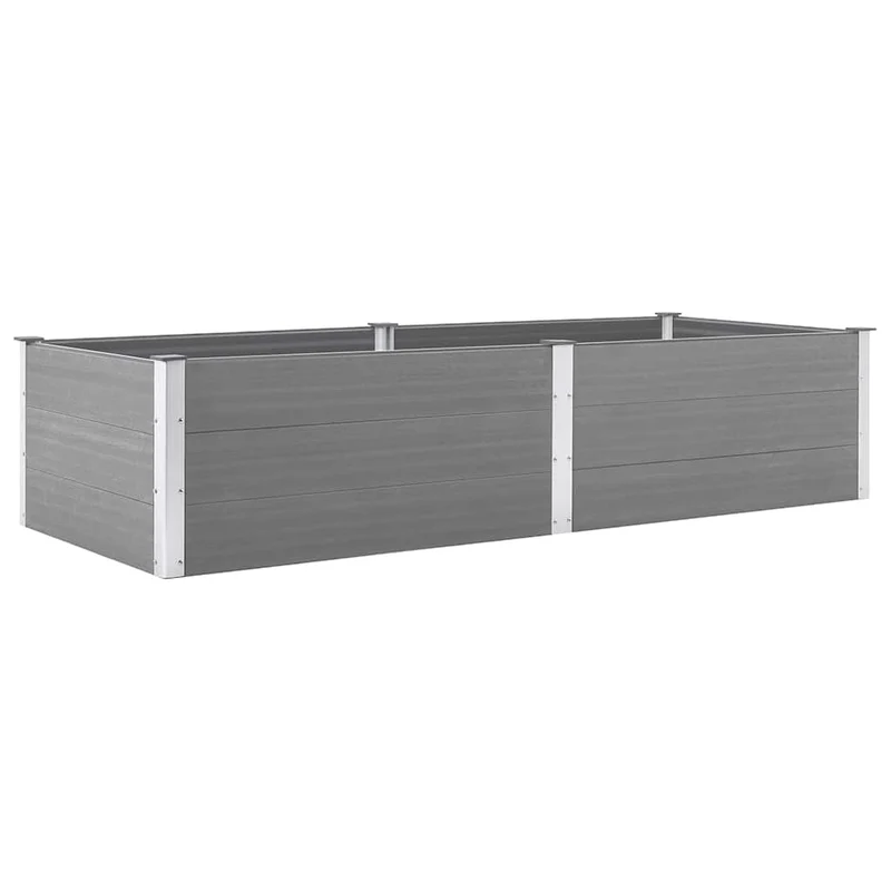 Arriate De Wpc Gris 250x100x54 Cm