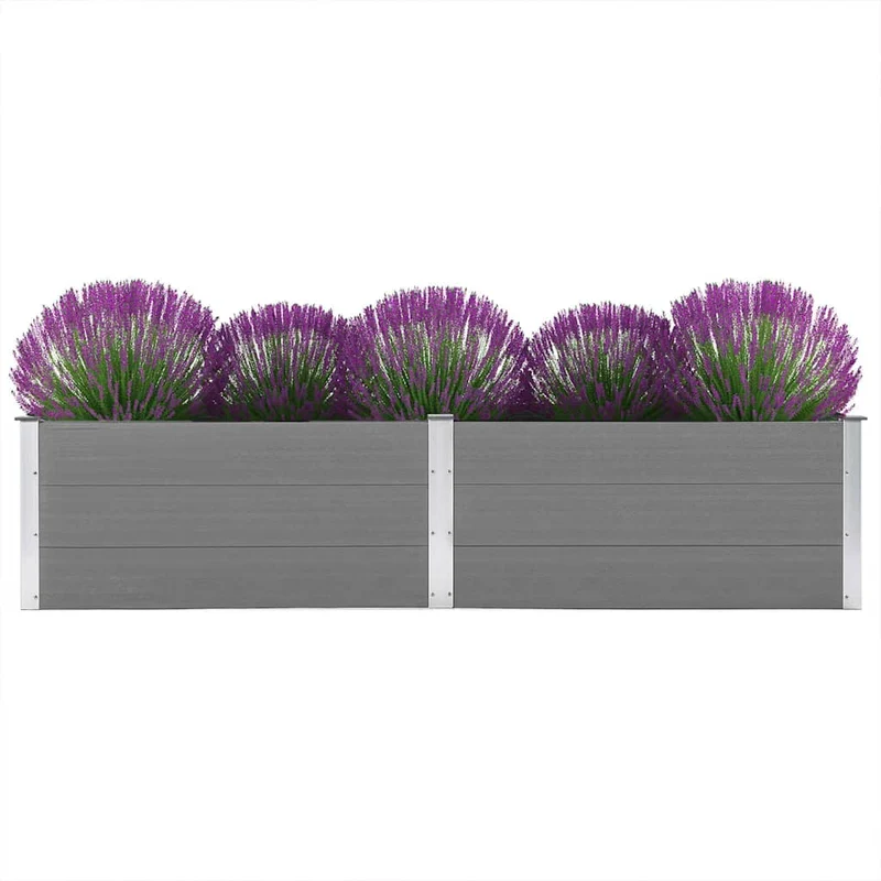 Arriate De Wpc Gris 250x100x54 Cm
