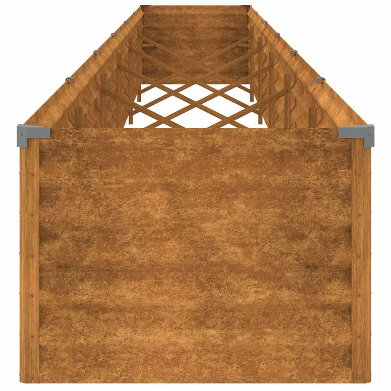 Jardinera Elevada 580x50x36 Cm Acero Corten