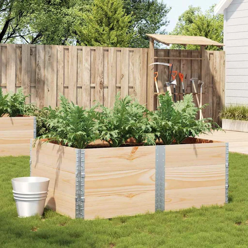 Jardinera De Madera Maciza De Pino 150x100 Cm