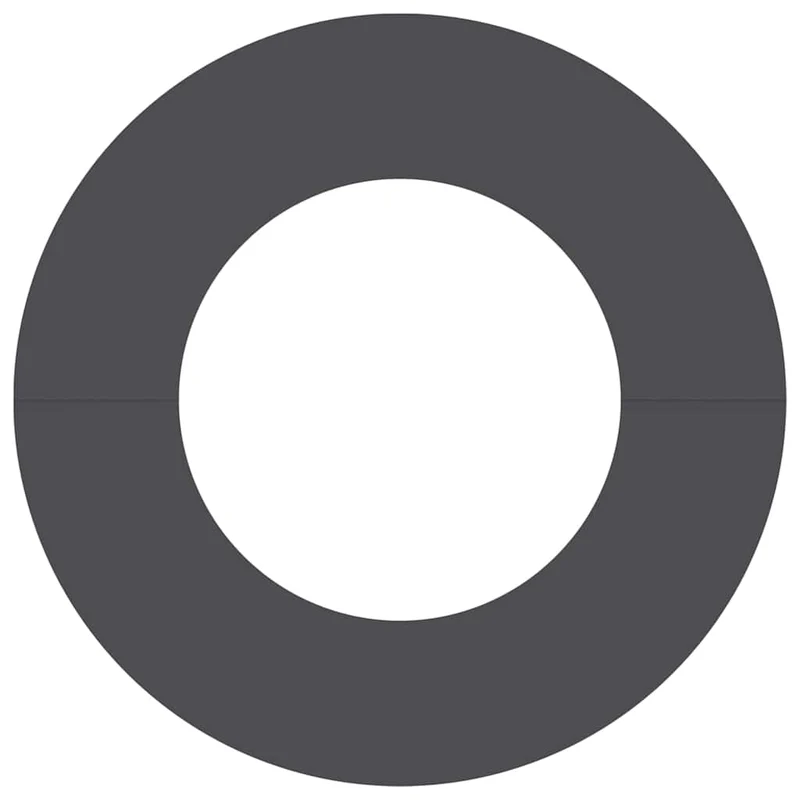 Adecuado Para Anillos De Árbol Plano 5 Pcs Negro Ø40 / 70 Cm