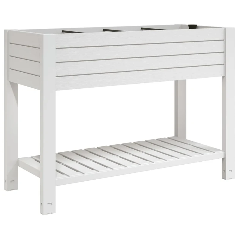 Jardinera Alta Polipropileno Blanco 110x45x79 Cm