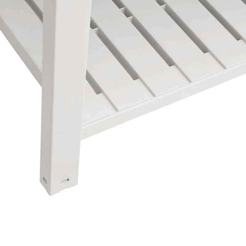 Jardinera Alta Polipropileno Blanco 110x45x79 Cm