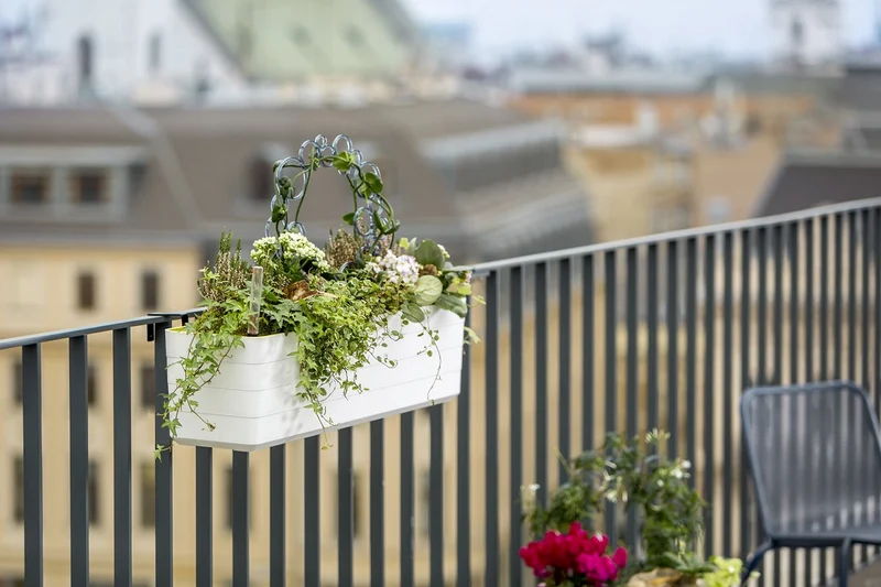 Jardineras Con Autorriego Berberis 60 Blanco