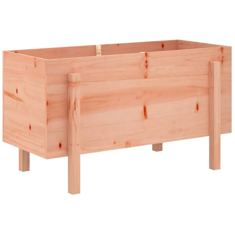 Arriate Elevado Jardín Madera Maciza Abeto Douglas 101x50x57 Cm