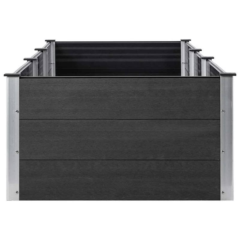 Arriate De Jardín Wpc Gris 300x100x54 Cm