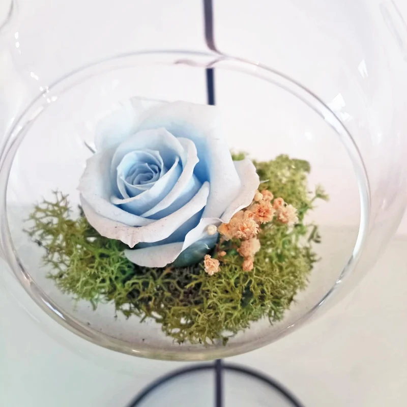 Rosa Eterna - Colgante Azul