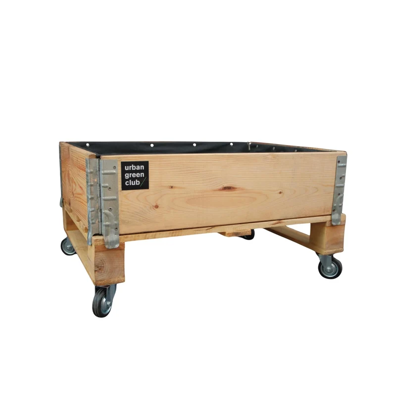 Bancal De Cultivo Mini De Madera De Pino Urban Green Club - 80x60x40 Cm 100 L