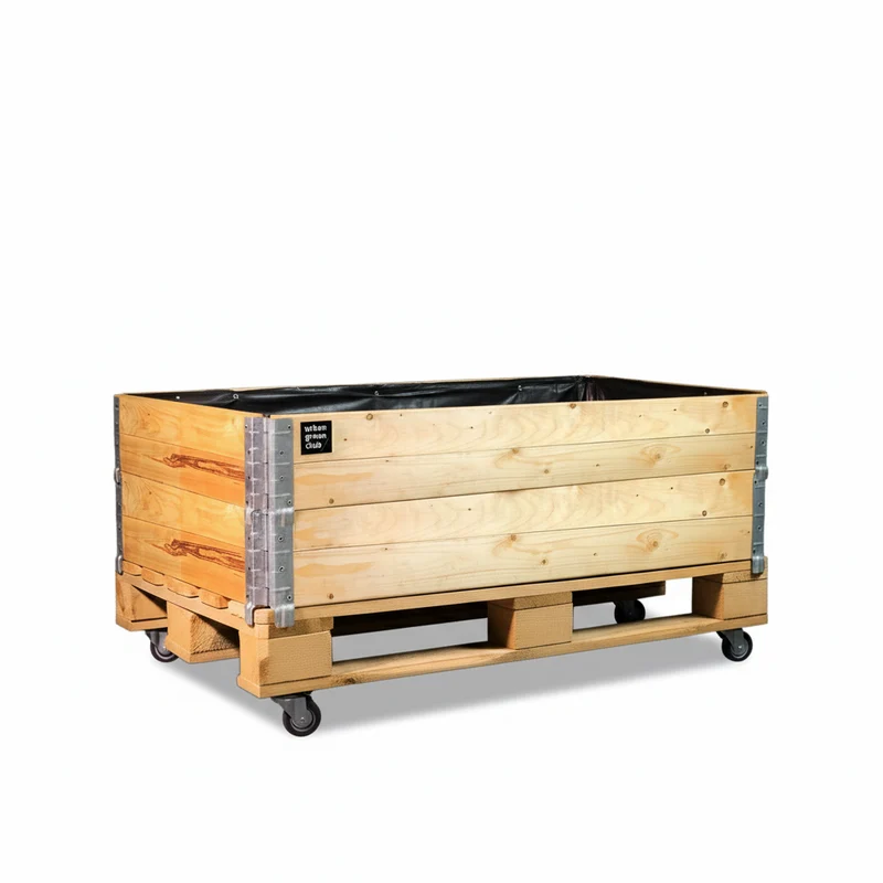 Bancal De Cultivo De Madera De Pino Urban Green Club - 120x80x50 Cm 400 L
