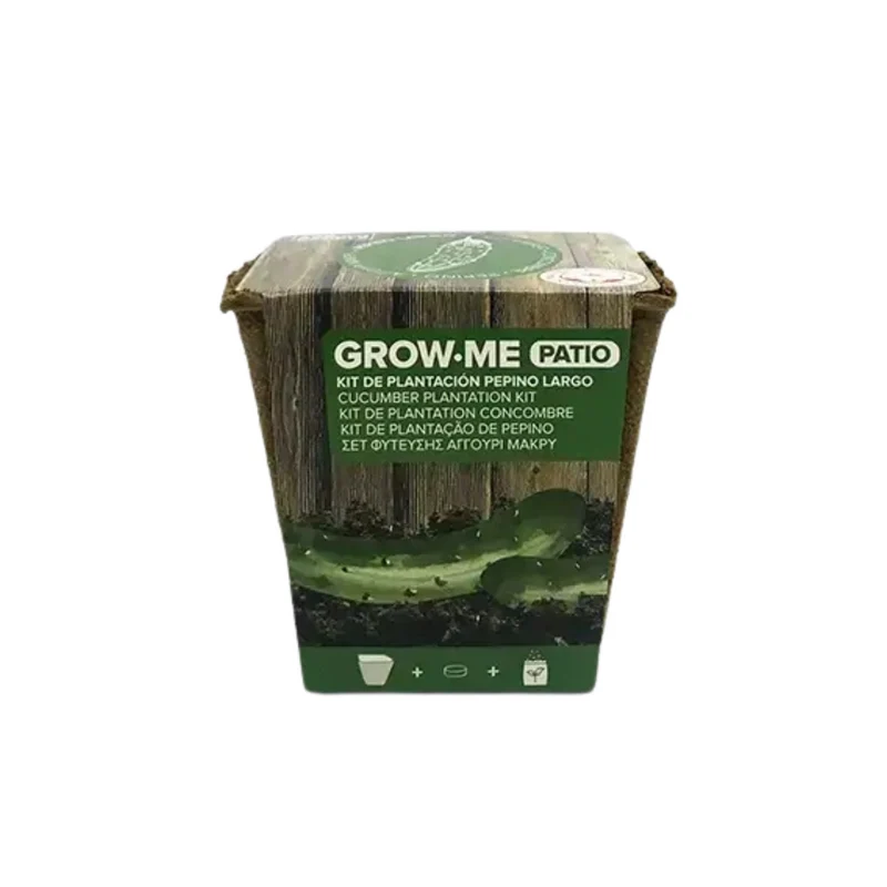 Kit De Cultivo De Pepino Largo Verde Grow Me – Huerto Urbano Ecológico