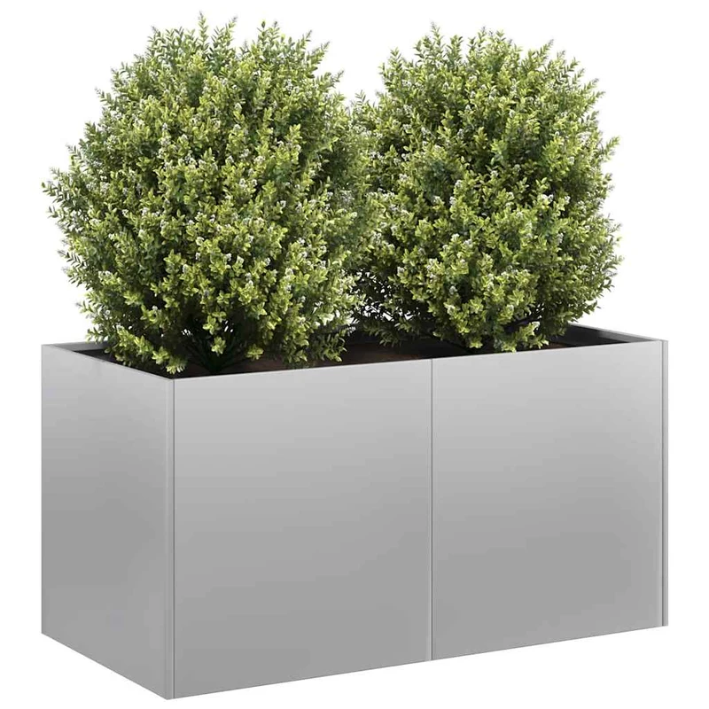 Jardinera 80x40x40 Cm De Acero Galvanizado