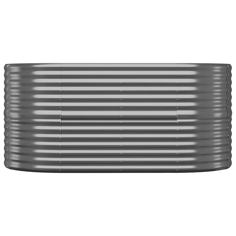 Jardinera Arriate Acero Galvanizado Antracita 152x80x68 Cm