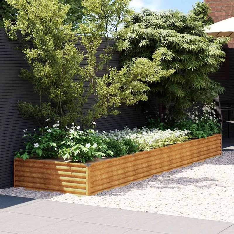 Jardinera Acero Corten 387x100x36 Cm