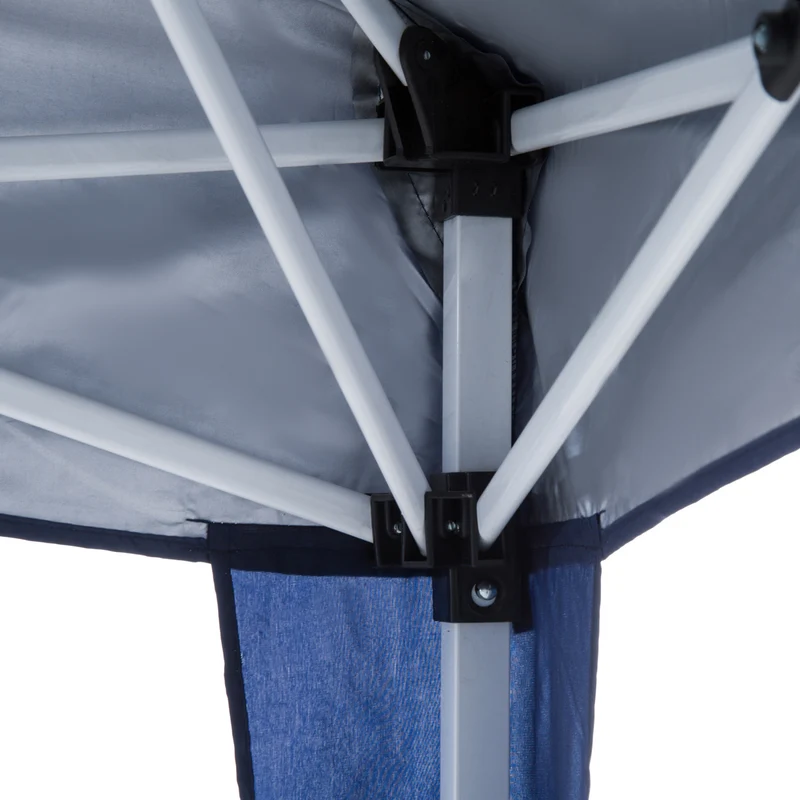 Outsunny Carpa Plegable 2,4x2,4x2,5 M De Jardín Diseño Pop Up Cenador De Acero